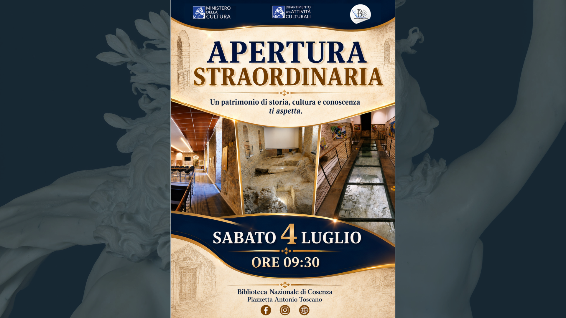 Apertura straordinaria sabato 4 luglio 2026